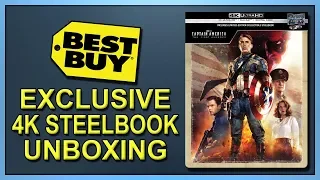 Captain America: The First Avenger Best Buy Exclusive 4K+2D Blu-ray SteelBook Unboxing