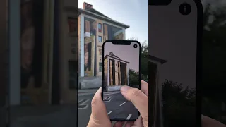 3D Mural by Leon Keer Leuven Belgium with Augmented Reality