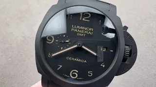 Panerai Tuttonero Luminor 1950 3 Days GMT PAM 438 Panerai Watch Review