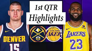 Denver Nuggets vs. Los Angeles Lakers Full Highlights 1st QTR | Oct 24 | 2023 NBA Preseason