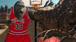 Fearsome Godzilla vs The Mighty Kong (Godzilla x Kong Meme)