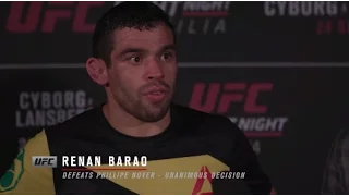 Fight Night Brasilia: Renan Barao Backstage Interview