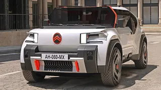 New Citroën OLI [all-ë] Concept (2023) | All-electric PICK-UP | Laboratory on Wheels