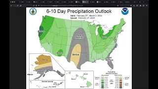 West Weather with Matt Reardon | Feb 21st, 2024 | Pattern Shift + CA Freeze Risk + March Forecast