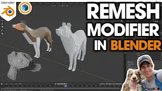 How to Use the REMESH Modifier in Blender! Step by Step Tutorial