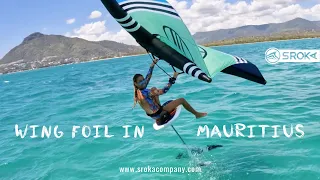 WING FOILING IN MAURITIUS ISLAND 🏝️⁠