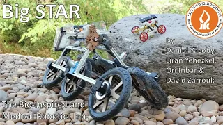 Parent robot (BIG STAR) collaborating with a child robot (RSTAR)