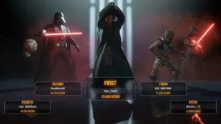 SWBF2:  HvV: 0 to 0.  A score so close it actually shows 0 to 0!!!