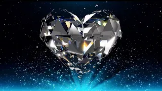 Футаж - Фон🤍 Хрустальное сердце🤍 Background Crystal Heart