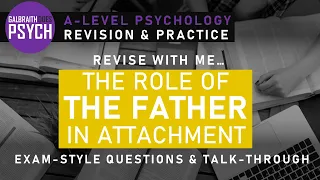 Role of the Father in Attachment - Exam Questions & Revision - A-Level - AQA Psychology