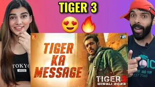 Tiger Ka Message | Tiger 3 Reaction | Salman Khan, Katrina Kaif | Maneesh Sharma | YRF Spy Universe