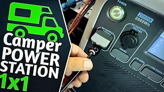 Powerstation als Bordstromversorgung im Camper-Van einbauen | Tipps & Tricks für AC200 und andere