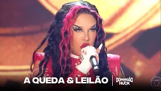 Gloria Groove - A Queda & Leilão (Ao Vivo) | Domingão com Huck