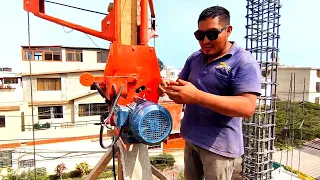 Cómo Funciona Una Winche Electrica Para Subir Material En la construcción