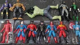 avengers toys/action figures/unboxing/batman hulk vs superman