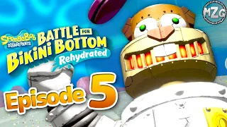 Robo Sandy Boss Fight! Poseidome! - SpongeBob SquarePants Battle for Bikini Bottom Rehydrated Part 5
