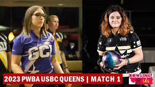 2023 PWBA USBC Queens Championship | Match 1 - Correen Acuff vs Dasha Kovalova