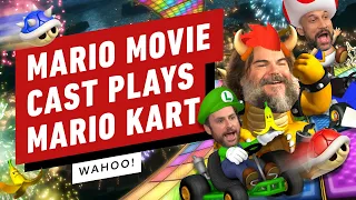 Watch the Mario Movie Cast Play Mario Kart 8!