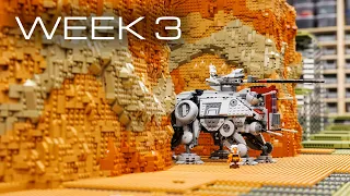Building Geonosis in LEGO - Week 3: Mountains