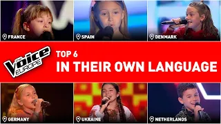 They sung in their own languages in The Voice Kids | TOP 6
