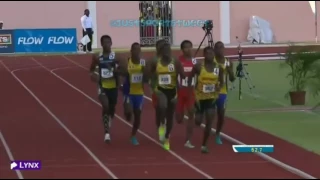 Shevan Parkes JAM 1 51 76 wins U20 Boys 800m Final Carifta Games 2016