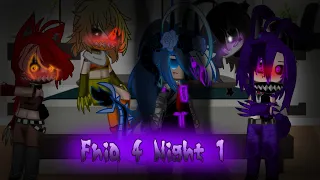 Fnia 4 Night 1||Gacha Club||Black Dragon