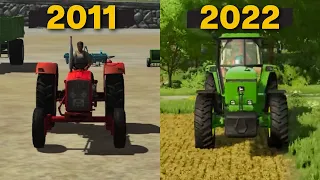 Эволюция игр Farming Simulator (2011-2022) / Гемплей всех игр