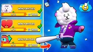 🔥BIBI RJ SKIN!😍 FREE QUEST REWARDS + Box Opening - Brawl Stars