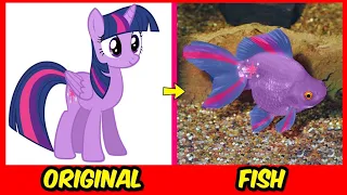 My Little Pony Becomes Fish 😱 MLP If Were Fish