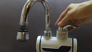 Проточный водонагреватель, нагревательный кран Delimano: обзор, отзыв