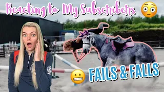 Reacting to my SUBSCRIBERS FAIL & FALLS | Lilpetchannel