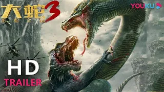 Trailer "Snake 3"  Monster Prasejarah di Pulau Terpelosok Bangun, Kedua Penguasa Saling Bertarung