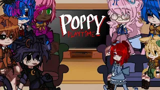 Poppy Playtime React To The Poppy Playtime Trailer's || Poppy Playtime || Gacha Club || Re-upload ||