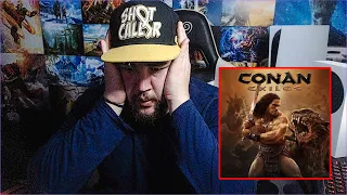 eu joguei CONAN EXILE e NAO acredito NO QUE VI ! (OPINIÃO HONESTA)