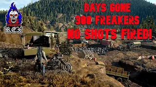 DAYS GONE | Iron Butte Horde | NO SHOTS FIRED!