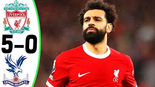 Liverpool vs Crystal Palace 5-0 - All Goals and Highlights - 2024 🔥 SALAH