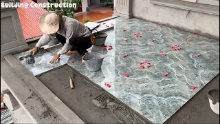 Construction Techniques For Installing Ceramic Tiles For House Balconies Using Modern Methods