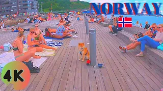 【4K】Walking Tour/Taking A Walk In Oslon (NORWAY) Operahuset, Sørenga, Munch Museum | July 2022 Tour