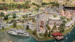 Largest HO Scale Model Railway Bernese Oberland layout at Smilestones Miniature World in Switzerland