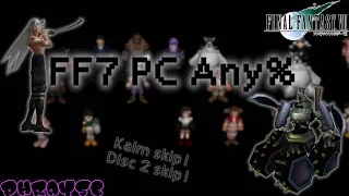 Final Fantasy VII - PC Any% in 1:42:07 [FWR]