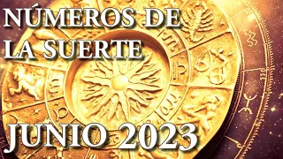 Números y Días de la suerte JUNIO 2023 Conoce tus números de la suerte