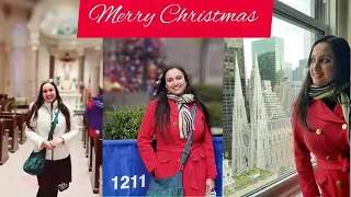 Christmas at Rockefeller 2021 | New York | Christmas Lights | Sahana Bhattacharyya | Holidays | Vlog