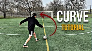 How to CURVE the Ball Like Lionel Messi Tutorial | JuanFooty