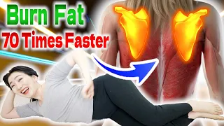 Swing Arms While Lying down Activates Fat Eating Cells to Lose Weight 70 Times Faster