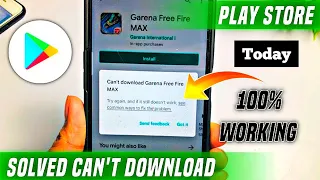 Play store se game download nahi ho rha 😱free fire download nahi ho raha hain | ff download problem