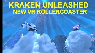 KRAKEN UNLEASHED (Cancelled) NEW SEA WORLD ORLANDO NEW FULL POV ROLLERCOASTER