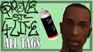 GTA San Andreas - All 100 Tags and Rewards