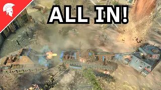 Company of Heroes 3 - ALL IN! - British Forces Gameplay - 4vs4 Multiplayer - No Commentary