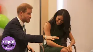 The Duke and Duchess of Sussex meet the winners ahead of the WellChild awards