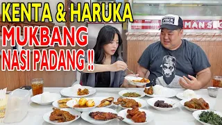 USAHA DAPETIN HATI HARUKA‼KENTA AJAK HARUKA MUKBANG NASI PADANG‼